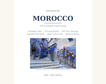 Guide de voyage au Maroc 2026-2027 | Itinéraire Marrakech-Fès-Sahara | Téléchargement PDF pour la planification de votre voyage