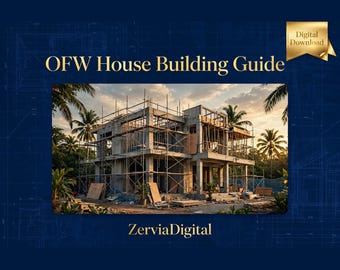 Guide de construction de maisons pour travailleurs philippins à l'étranger (OFW) aux Philippines | Signaux d'alerte pour les entrepreneurs, planificateur de budget de construction et liste de vérification des permis (PDF)