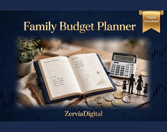 Planificateur de budget familial philippin | Suivi des dépenses en dollars canadiens et en pesos (Téléchargement numérique)