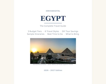 Guide de voyage en Égypte 2026-2027 | Pyramides du Caire | Itinéraire de croisière sur le Nil | Téléchargement PDF pour la planification de votre voyage