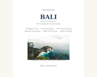 Guide de voyage à Bali 2026-2027 | Itinéraire Ubud-Uluwatu-Îles Nusa | Téléchargement PDF pour la planification de votre voyage