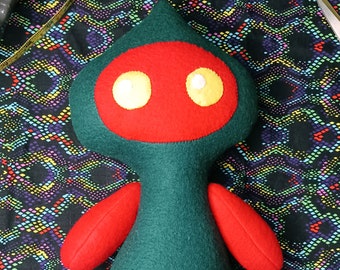 Handmade Flatwoods Monster Spooky Buddy Plush Doll