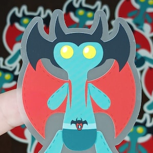 Devilman 3&quot; Clear Vinyl Matte Sticker