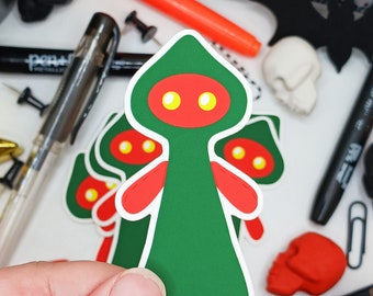 Flatwoods Monster Plush 3" Vinyl Matte Sticker