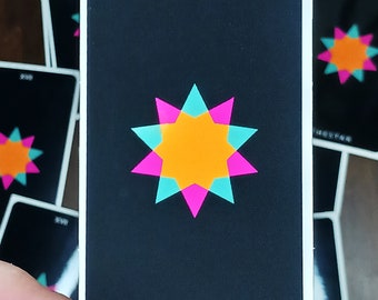 Star Tarot Card 3" Vinyl Glossy Sticker