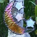 Stained Glass Moon and Stars Mini E115