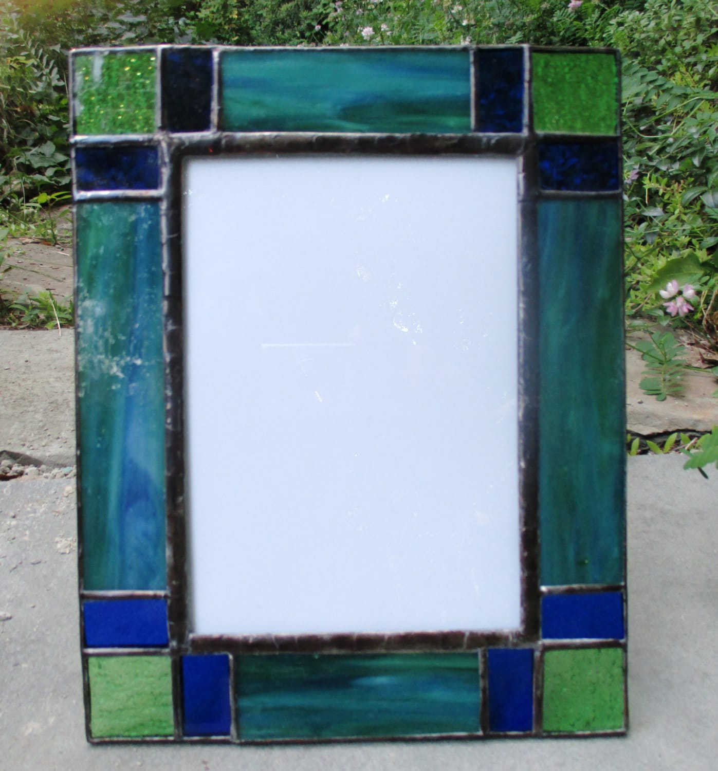 Stained Glass Frame for 5 x 7 Photo Etsy