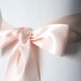 Rose Petal Satin Ribbon Sash / Double face satin Sash / DIY Sash / 12ft sash / 9ft sash / 6ft sash