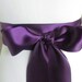 Deep Purple Double Face Sash Ribbon / Ribbon Sash