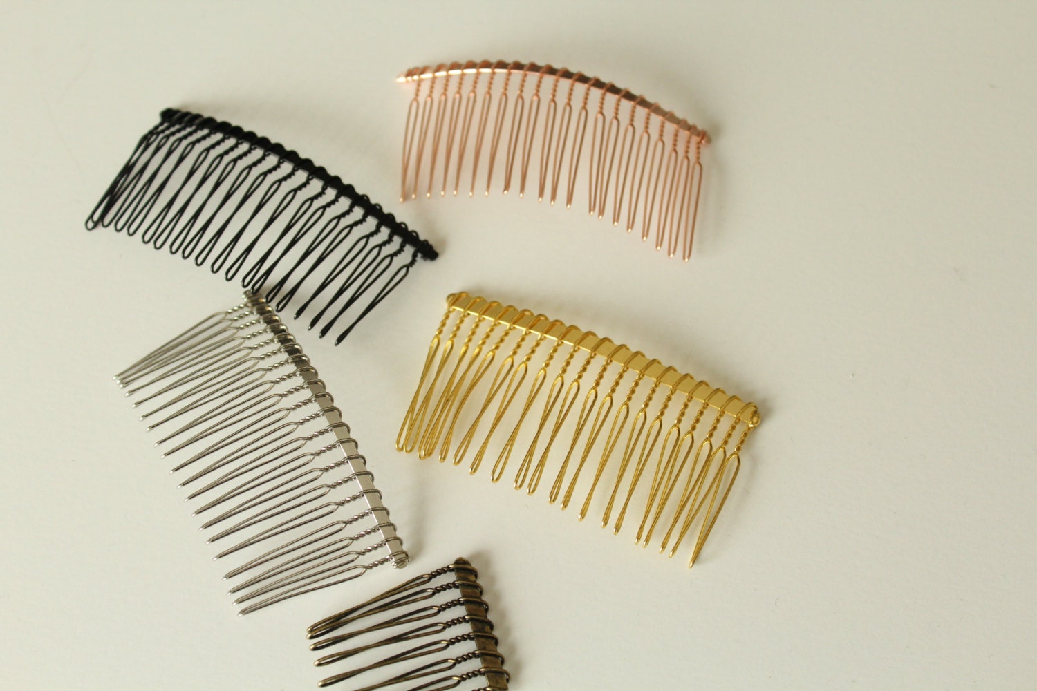 Metal Hair Comb / Metal Comb / Diy hair comb / Veil Comb / Price per …