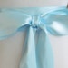 Light Blue Double Face Sash Ribbon / Ribbon Sash / 12 Ft Sash / 9 Ft ...