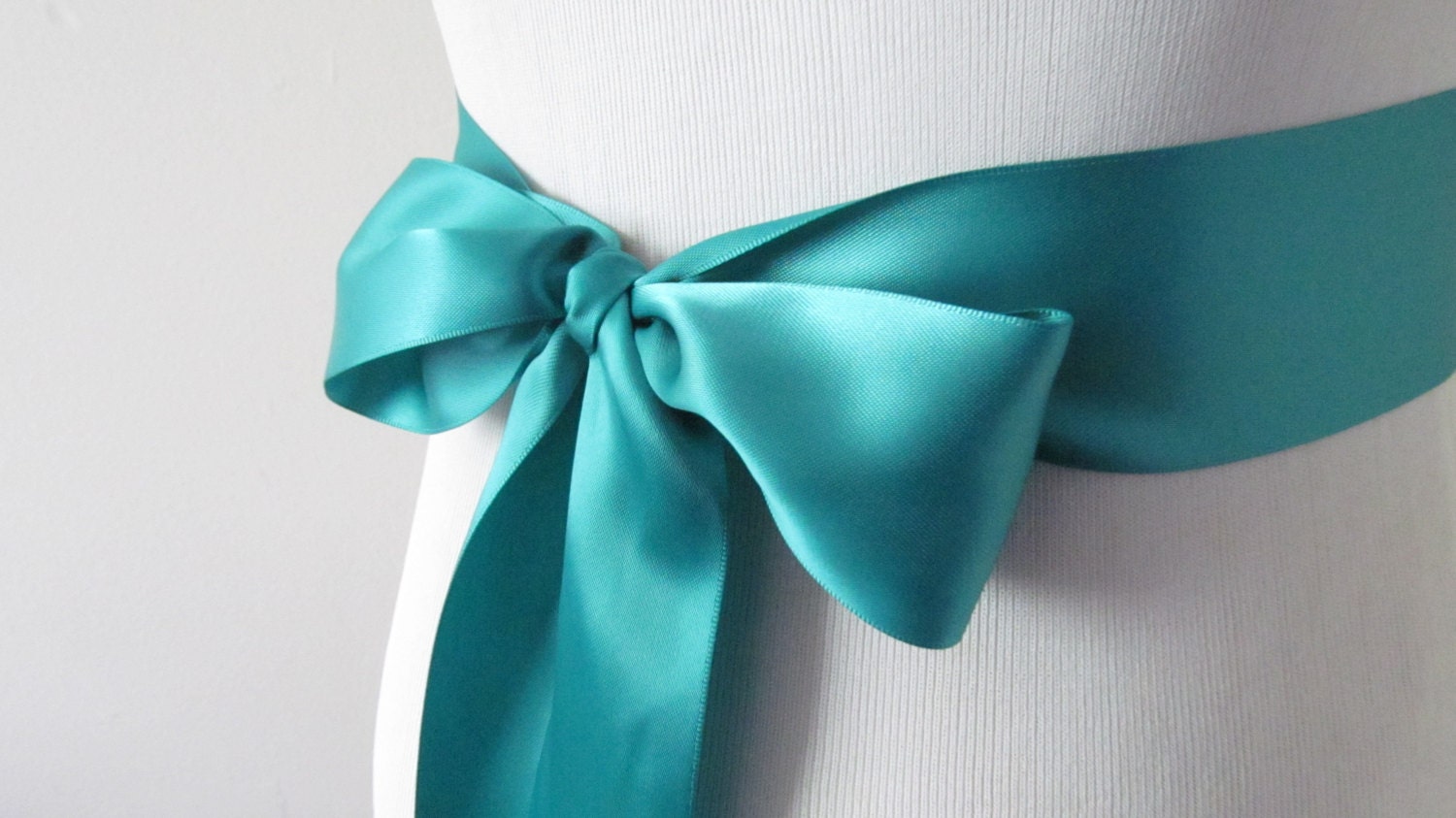 Jade Bridal Sash / Double Face Sash Ribbon / Ribbon Sash / DIY Etsy