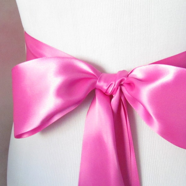 Garden Rose Bridal Sash / Double Face Sash  Ribbon /  Ribbon Sash /  12ft / 9ft / 6 ft sash