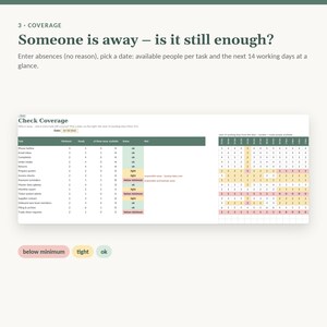 Skills Matrix Template Excel | Training Matrix & Cover Plan, Employee Training Tracker, Cross Training | Team Lead, No Macros image 4