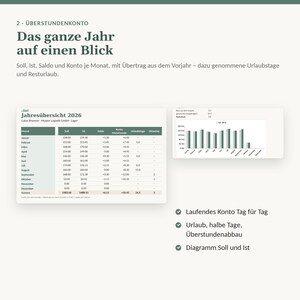 Conjunto de plantillas de Excel y Word para líderes de equipo | Planificador de vacaciones 2027, seguimiento del tiempo, evaluación de empleados, plan de incorporación imagen 6