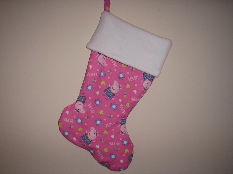 Peppa Pig Personalized Christmas Stocking