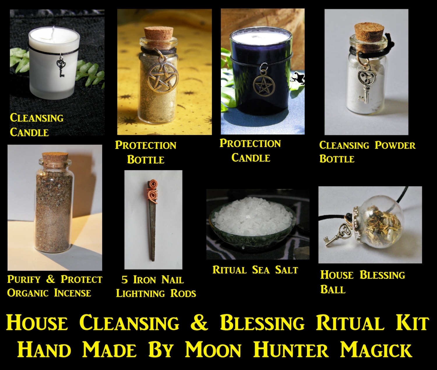 House Cleansing & Blessing Combo Kit 1 Home Blessing Ritual Etsy