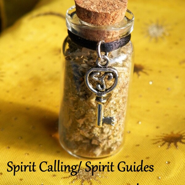 Spirit Calling Spirit Guides Ouija Witch Bottle Hand Made Herbal Blend Ritual Supply Incense