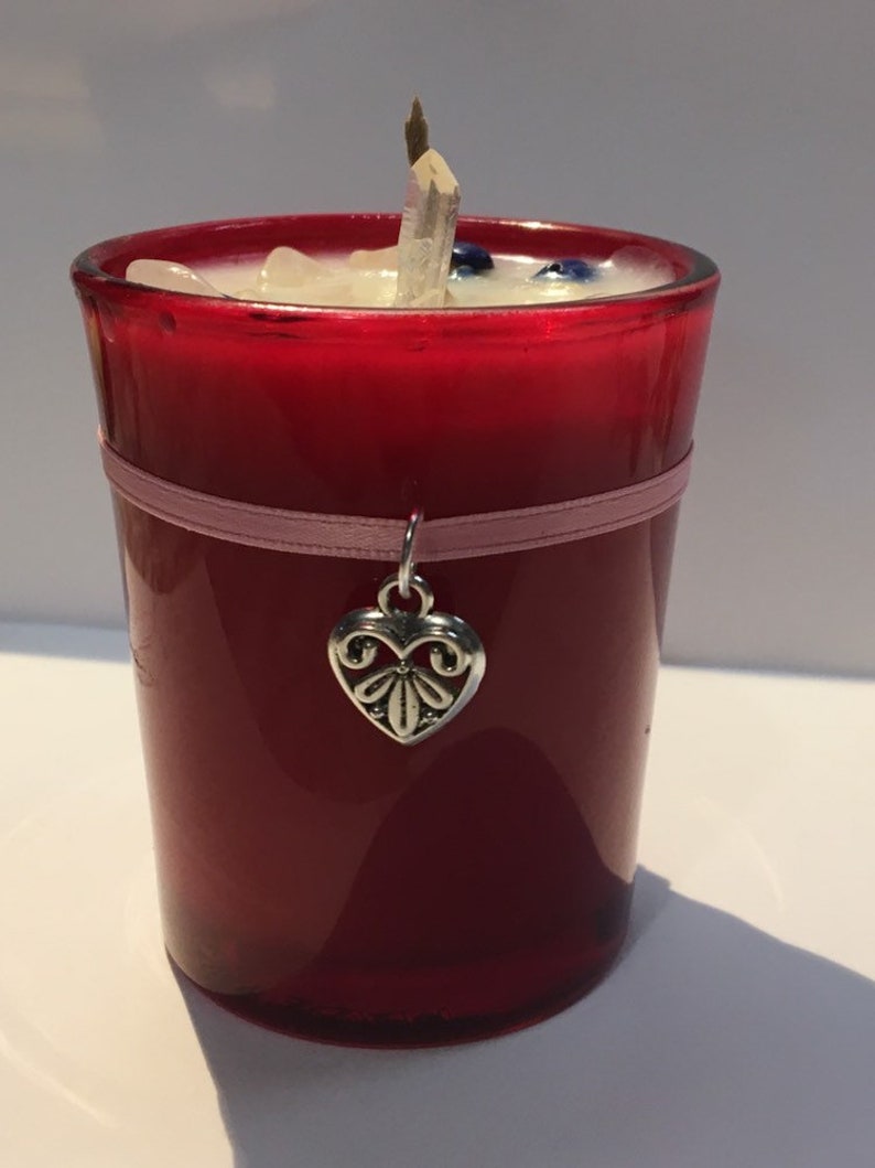 Love Soy Hand Made Votive Candle Attract Love Strengthen Love Ritual Candle image 2