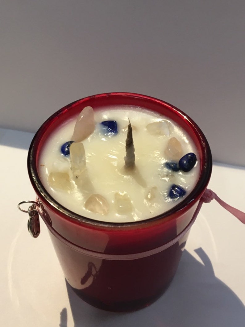 Love Soy Hand Made Votive Candle Attract Love Strengthen Love Ritual Candle image 3