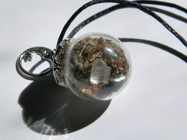 Glamour Charm Illusion Amulet Mini Witch Ball Witch Bottle Pagan Wicca Reiki Bild 5