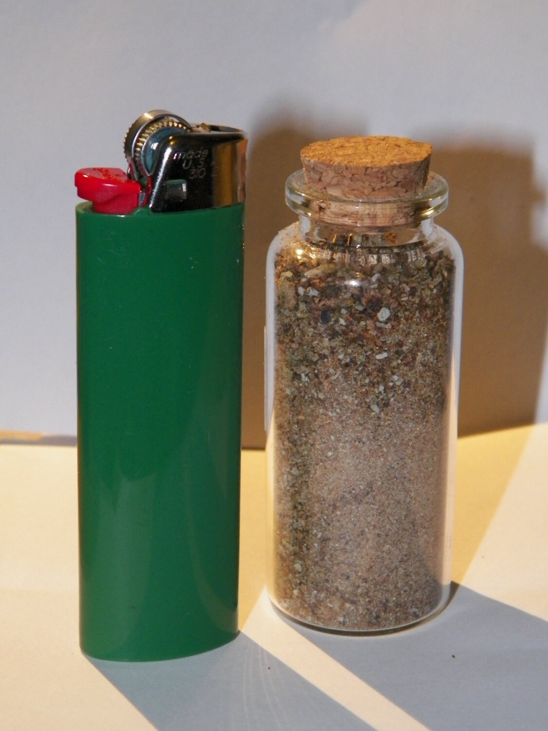 Large Handmade Organic Herbal Incense in a Glass Corked Bottle Etsy