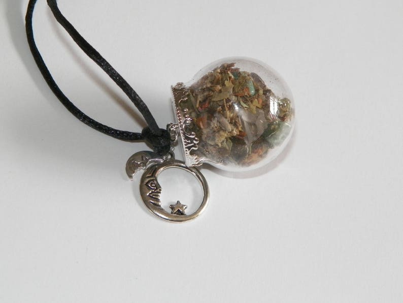 Glamour Charm Illusion Amulet Mini Witch Ball Witch Bottle Pagan Wicca Reiki image 2