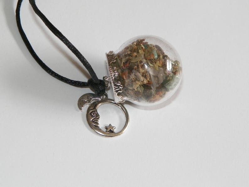 Glamour Charm Illusion Amulet Mini Witch Ball Witch Bottle Pagan Wicca Reiki Bild 2