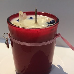 Love Soy Hand Made Votive Candle Attract Love Strengthen Love Ritual Candle image 7