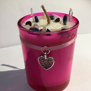 Love Soy Hand Made Votive Candle Attract Love Strengthen Love Ritual Candle image 4