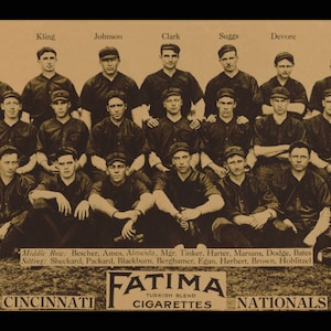 1913 Cincinnati Reds Team Bild - digital remastered Fine Art Print Digital Download druckbare