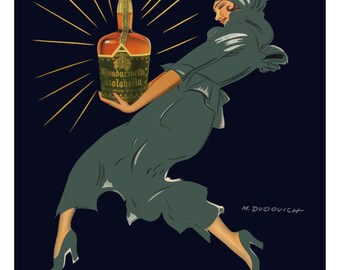 Mandarinetto Isolabella Vintage Liqueur Liquor Martini Art Print - Digitally Remastered Fine Art Print / Poster Digital Download