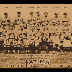 1913 Boston Red Sox Team Bild - Tris Lautsprecher - digital remastered Fine Art Print Digital Download druckbare