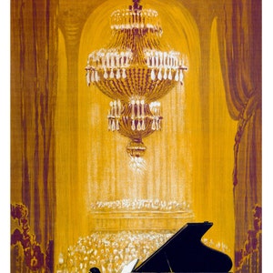 C Bechstein Pianos Publicité Numériquement remasterisé Vintage Fine Art Poster / Printable Digital Download Home Decor