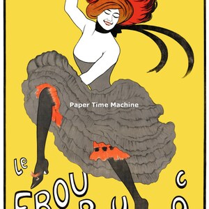 Vintage French Le Frou Frou Art Print Download - Digitally Remastered Fine Art Print / Poster Digital Download
