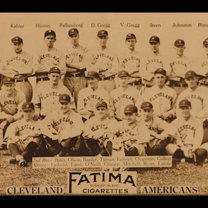 1913 Cleveland Naps (Indianer) Team Bild - digital remastered Fine Art Print Schuhlos Joe Jackson Nap Lajoie Digital Download druckbare