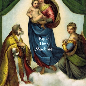 Raphael Cherubs and Sistine Madonna Two Famous Paintings Digital ...