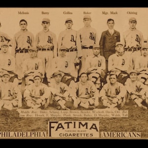 1913 Philadelphia Athletics Team Bild - digital remastered Fine Art Print Digital Download druckbare