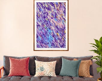 Oil Pastels Abstract #7 - Fine Art Giclée Print