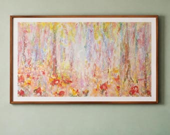 Oil Pastels Abstract #1 - Fine Art Giclée Print