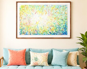 Oil Pastels Abstract #2 - Fine Art Giclée Print