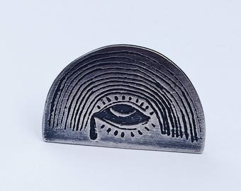 Cassandra's Eye Ring // all seeing eye ring in bronze or sterling silver // from Mod Evil Studio