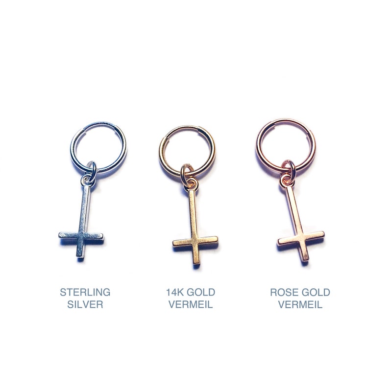 The Gabriel Earring // in solid sterling silver or 14k gold image 6