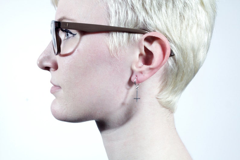 The Gabriel Earring // in solid sterling silver or 14k gold image 2