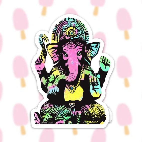 Ganesha vinyl decal sticker for Car//Truck Window Laptop god Hindu Elephant Om