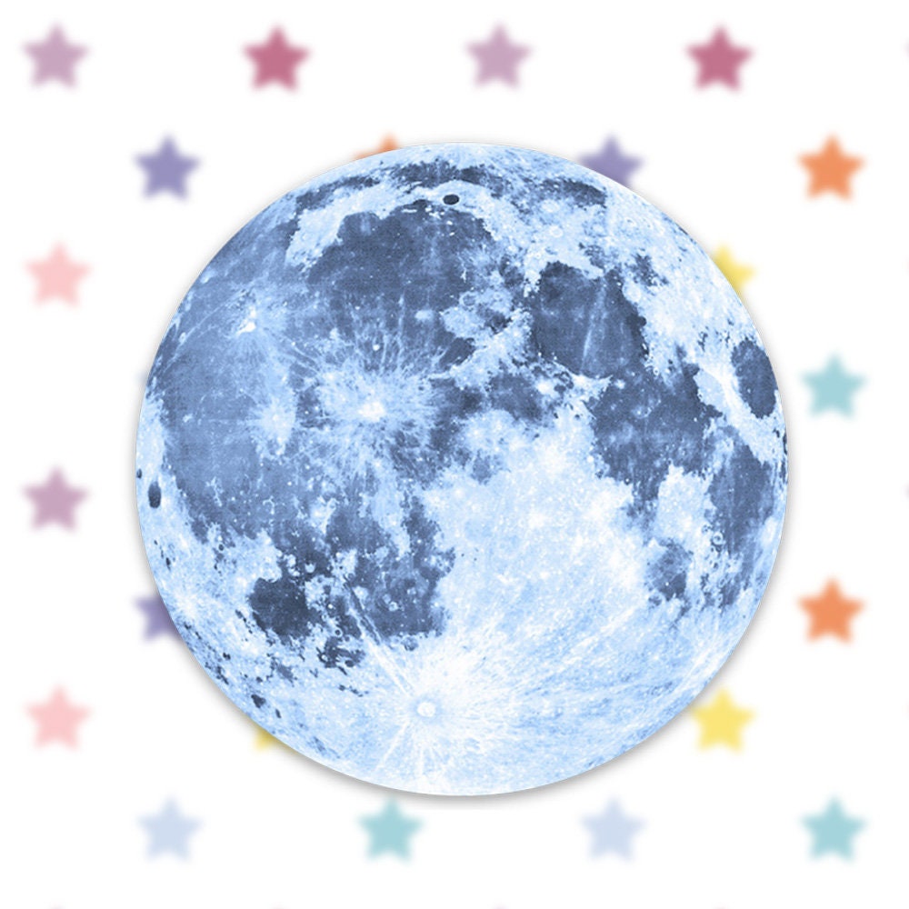Moon Printable Stickers