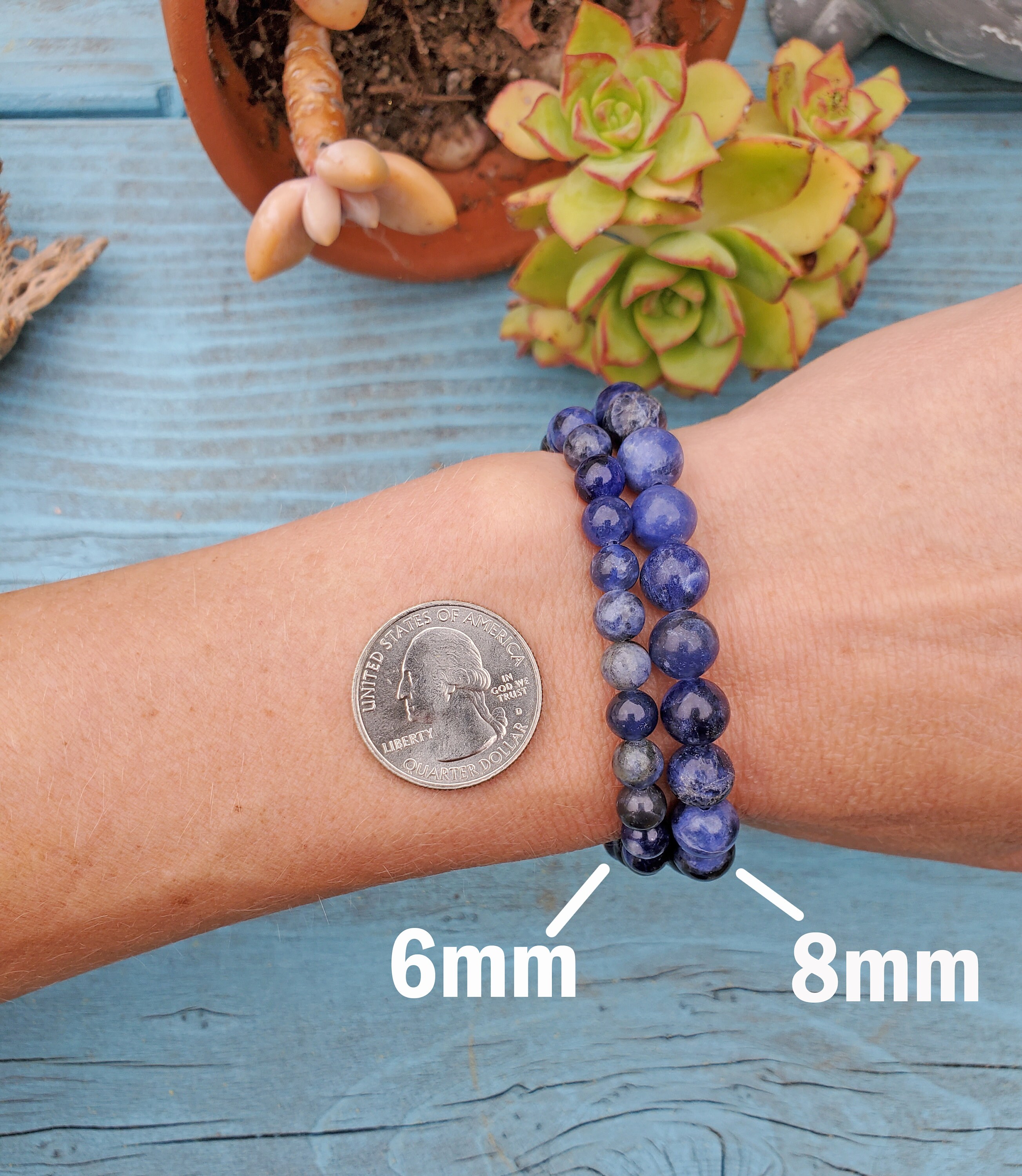 Crystal Bracelets 6mm Genuine Crystal Bracelet Crystal Healing