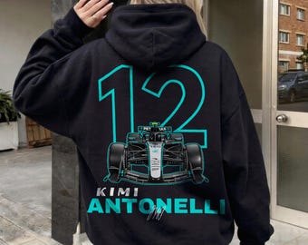 Moletom Kimi Antonelli, campeão de F1: Produtos oficiais de pilotos de corrida, peça de vestuário para fãs de automobilismo e Fórmula 1.