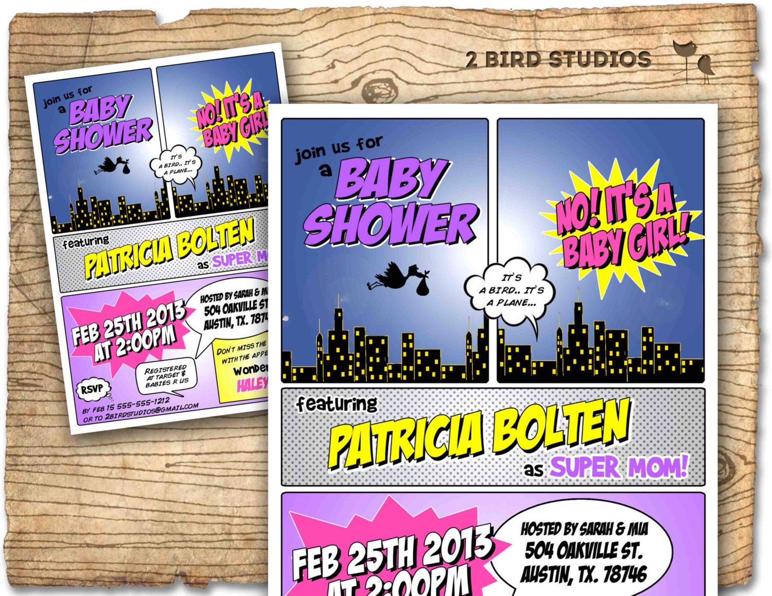 Superhero baby shower invitation Superhero invitation boy Etsy