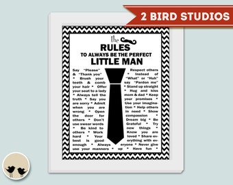 Mustache nursery wall art - Little man rules - Artwork for little man's nursery - boy's nursery art print- PRINTABLE INSTANT DOWNLOAD 8x10